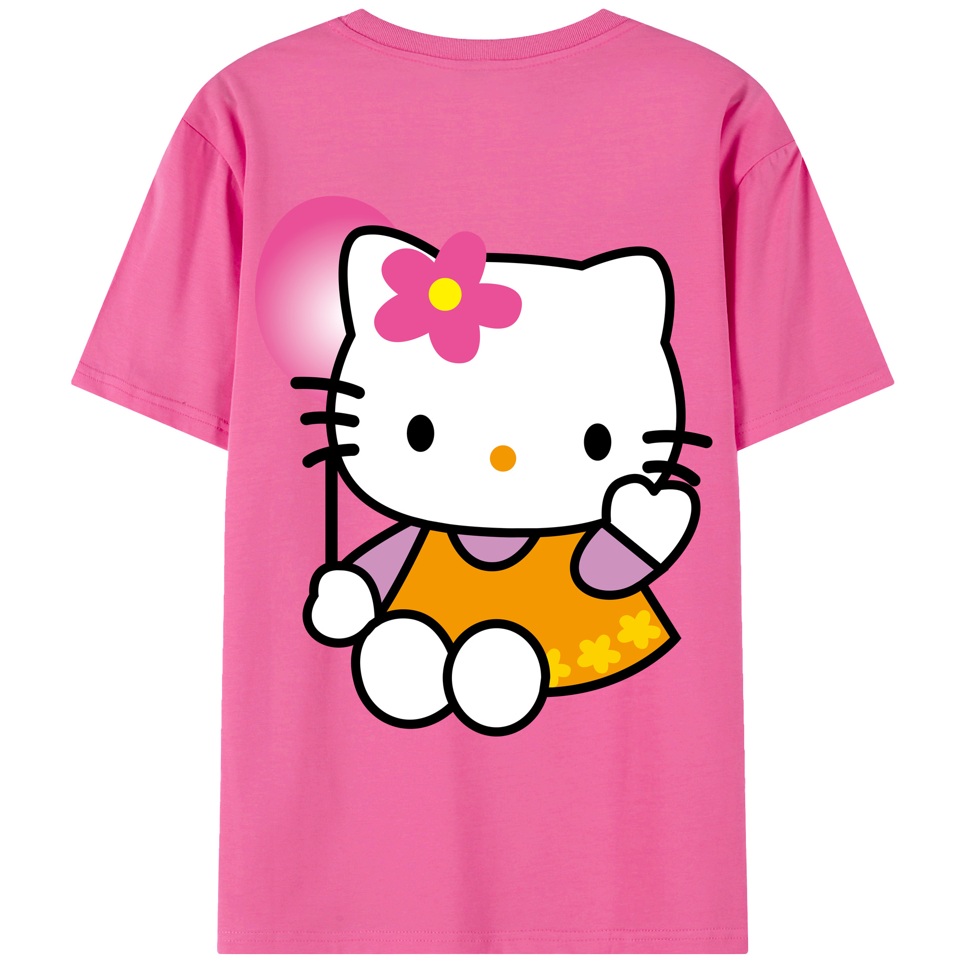（画像用） Hello Kitty ハローキティ レディース半袖Tシャツ(バックプリント)